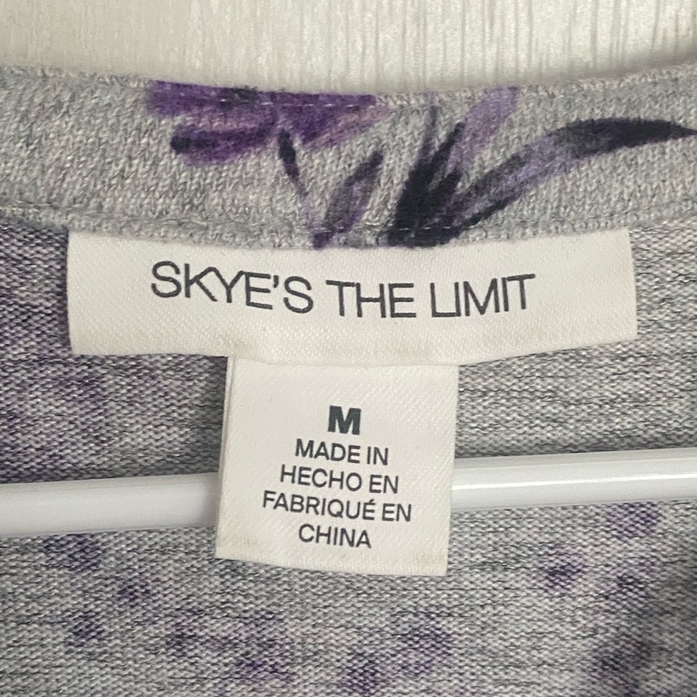 Skye's the Limit Purple Floral Top - Picture 3 of 3